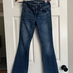 American Eagle Women's Flare Blue Jeans